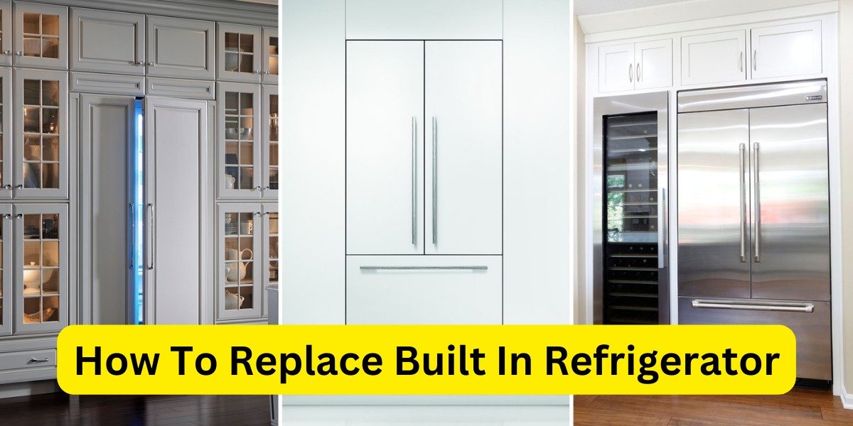 how to replace built in refrigerator?