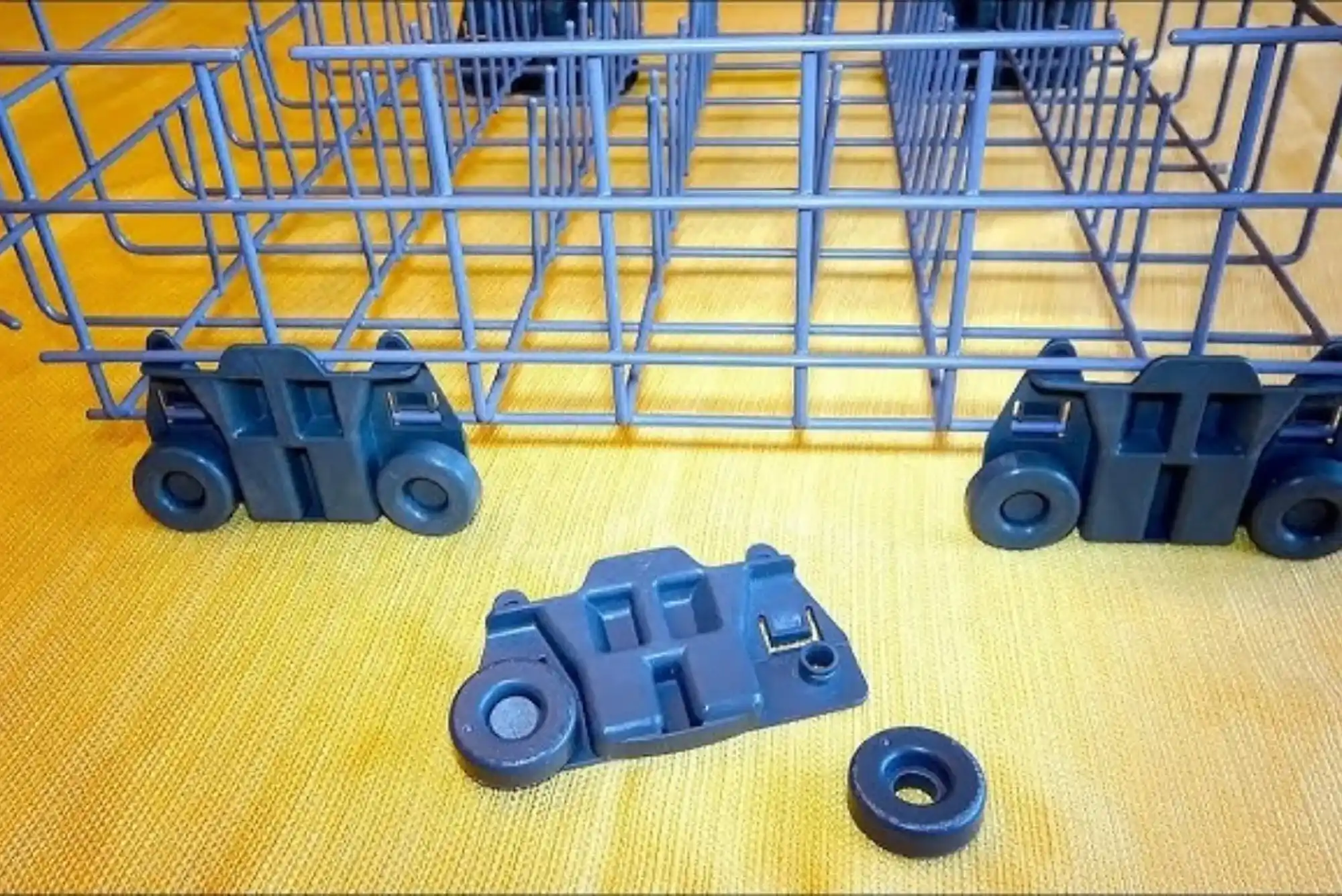 How to Replace Dishwasher Lower Rack Wheels