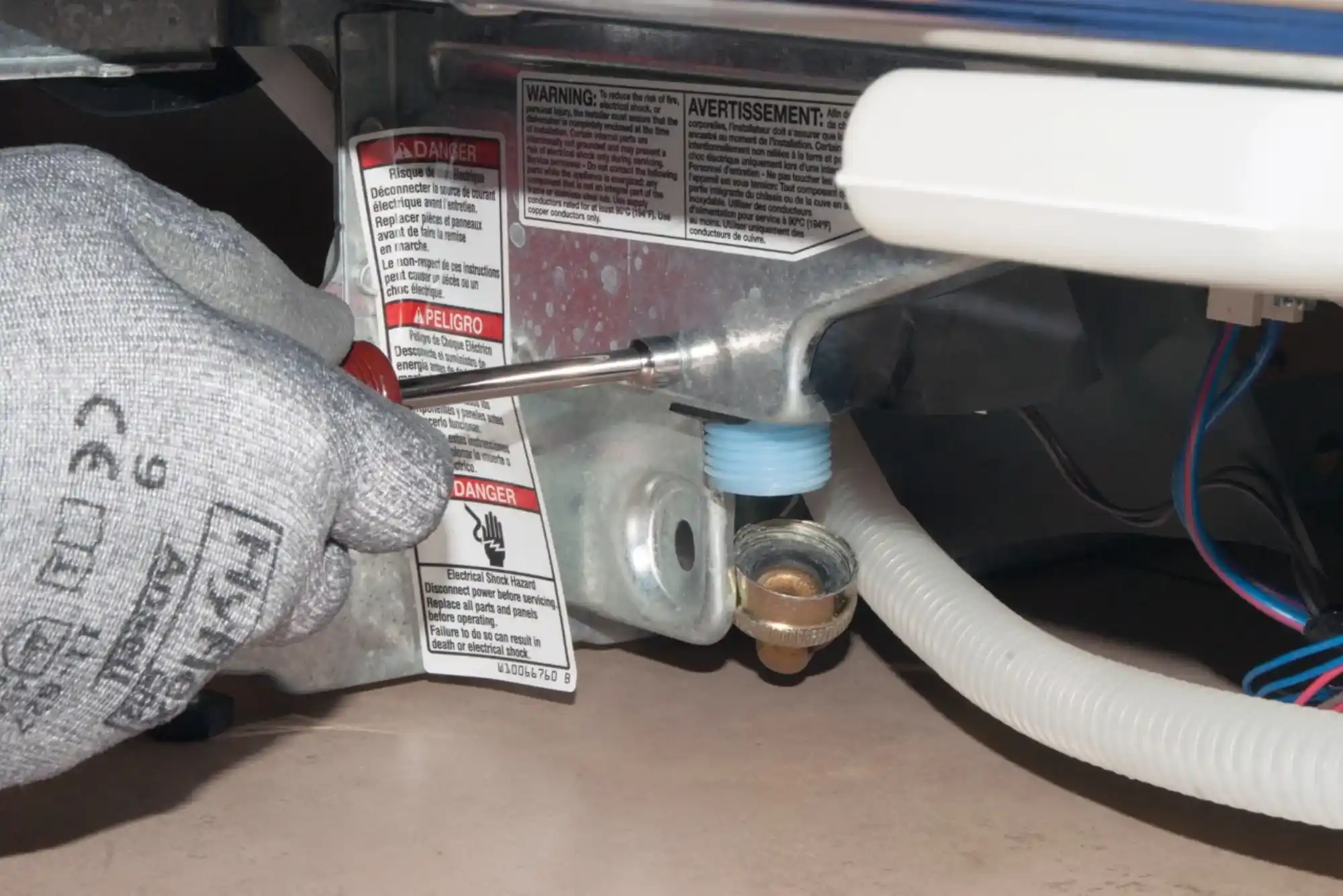 How to Replace a Dishwasher Water Inlet Valve