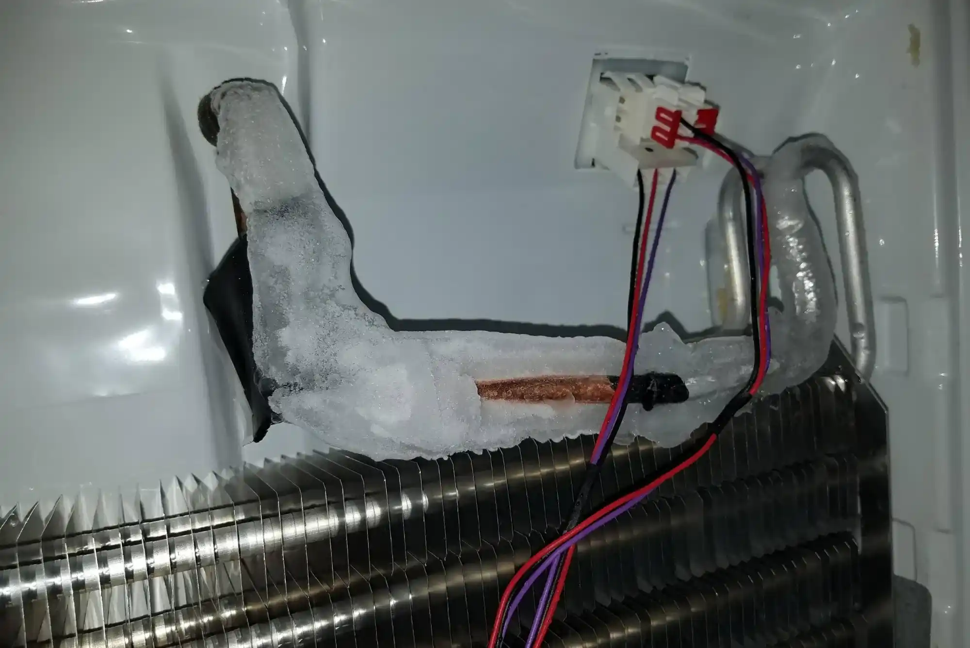 Fridge Evaporator Coil Frozen