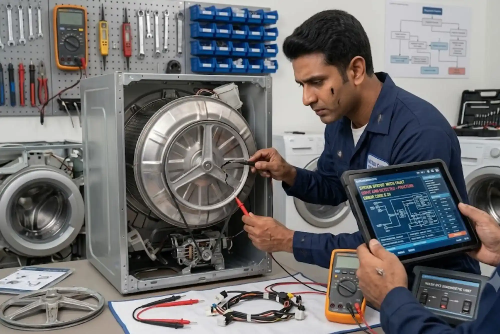 Washing Machine Troubleshooting Steps