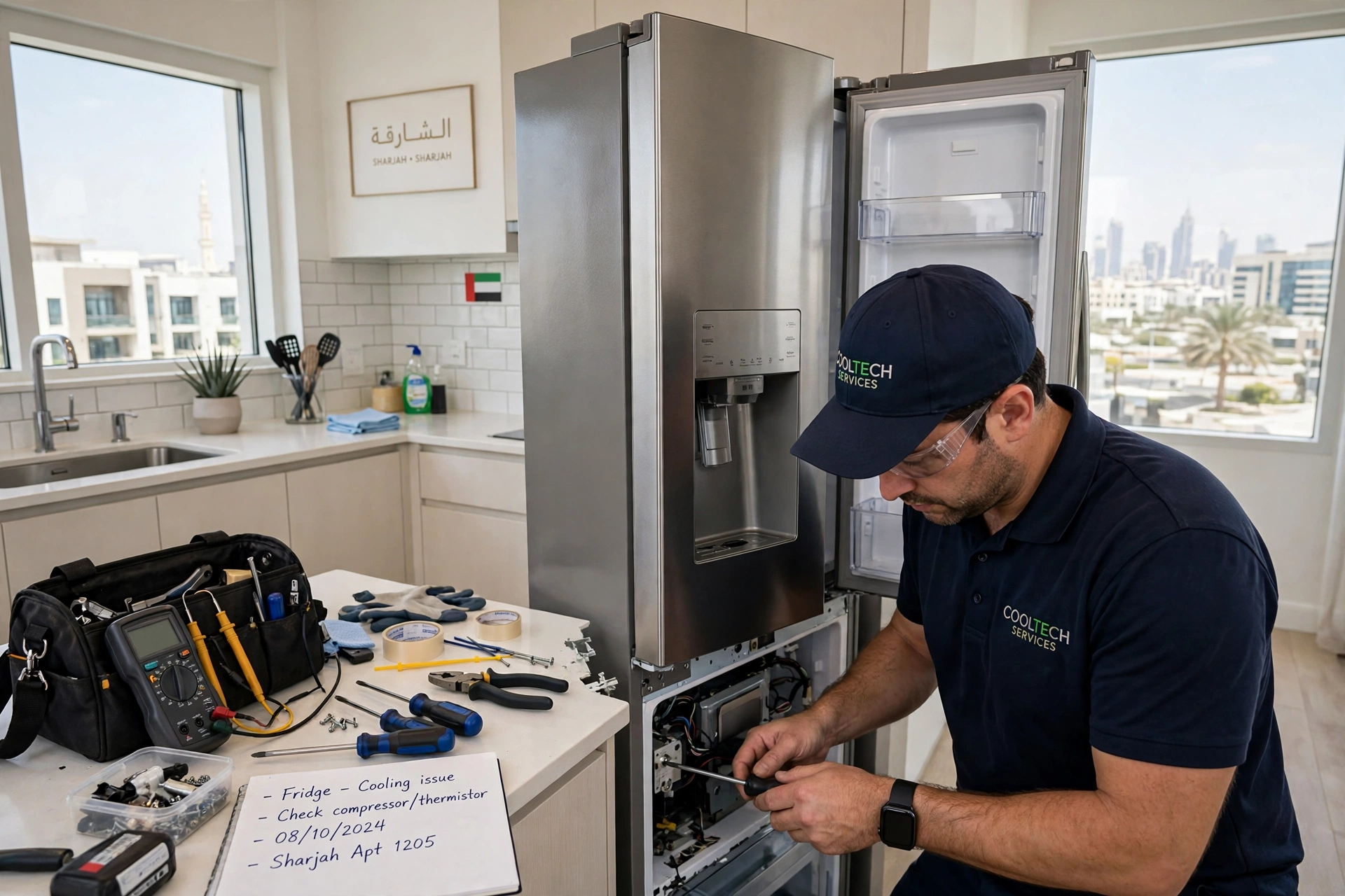 Fridge repair technician in Sharjah